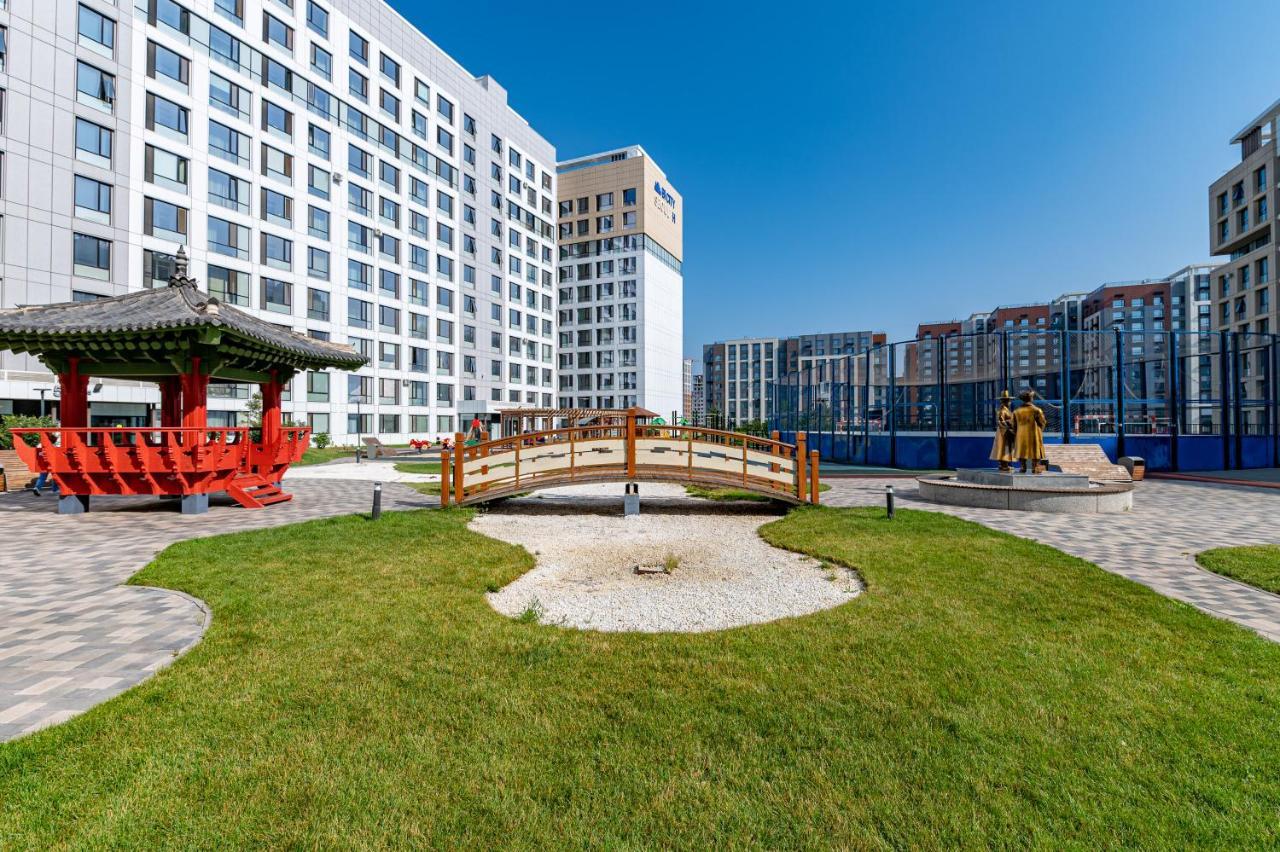 Bi-City Seoul Компактная 2-Комнатная Дизайнерская Astana Dış mekan fotoğraf