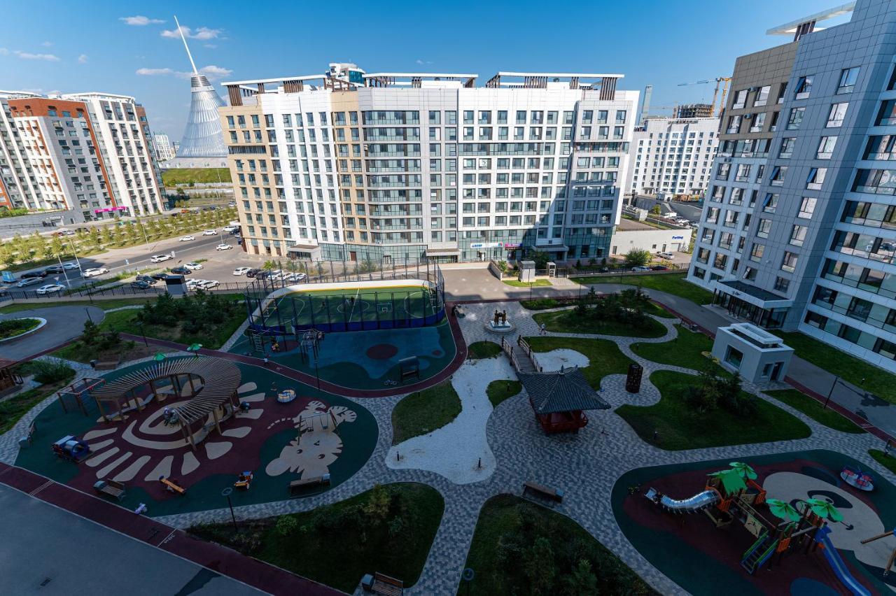 Bi-City Seoul Компактная 2-Комнатная Дизайнерская Astana Dış mekan fotoğraf