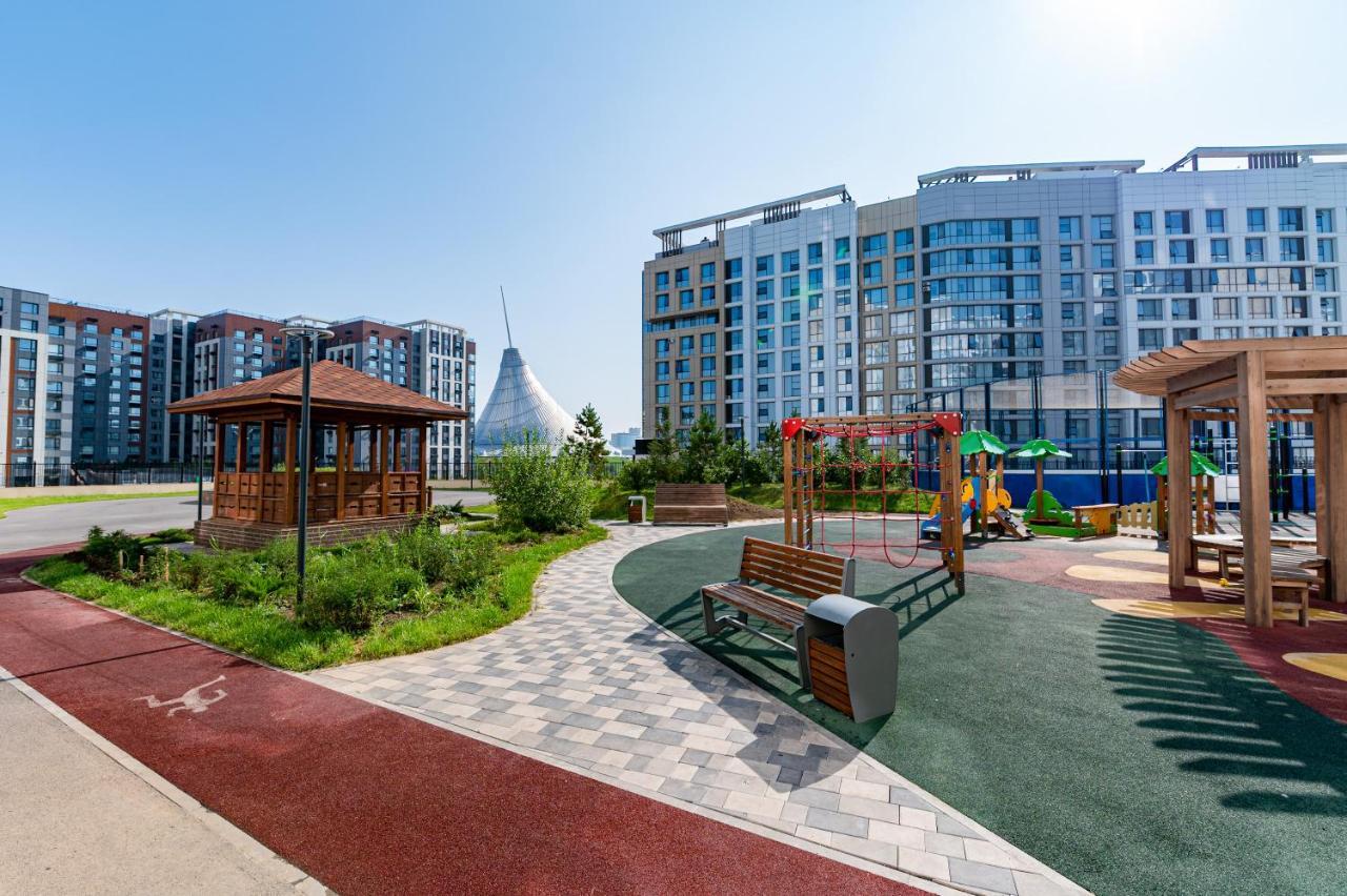 Bi-City Seoul Компактная 2-Комнатная Дизайнерская Astana Dış mekan fotoğraf