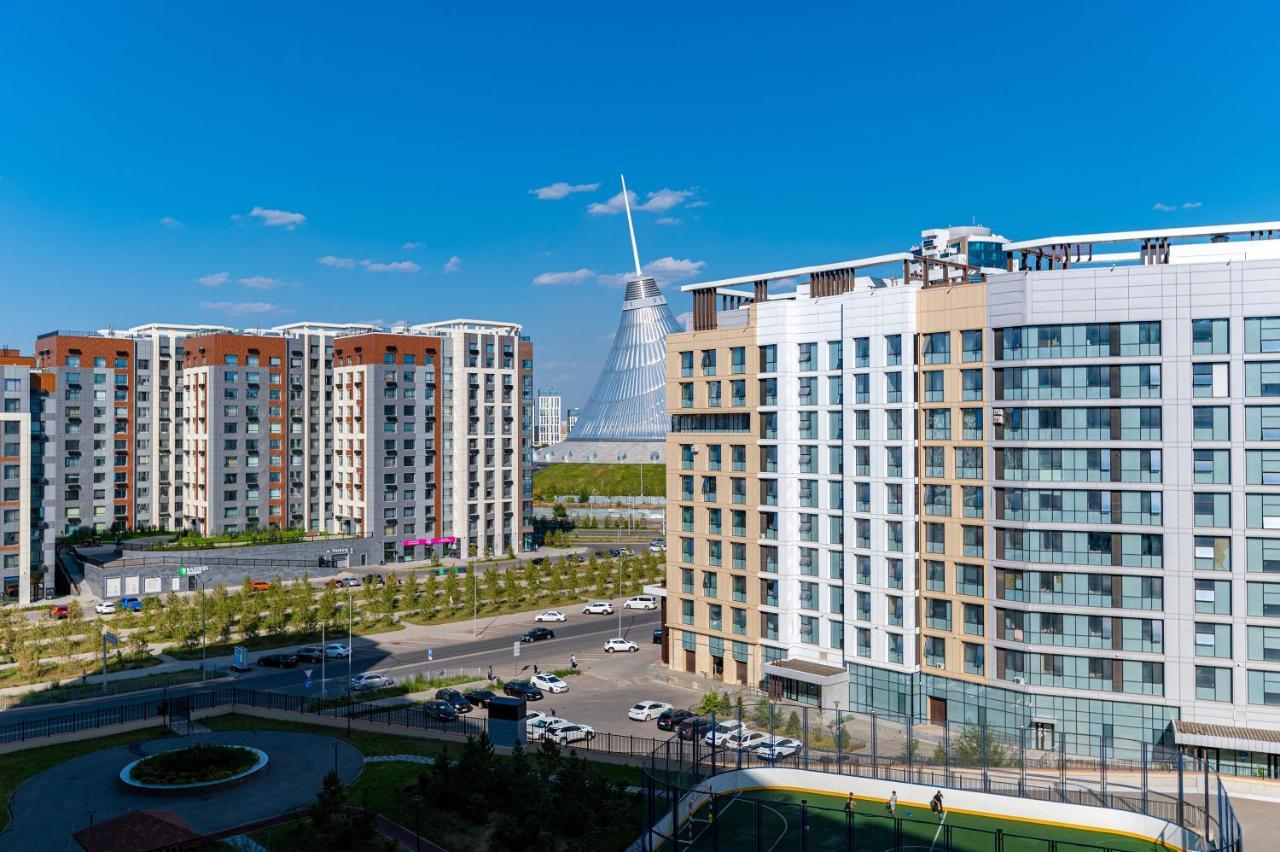 Bi-City Seoul Компактная 2-Комнатная Дизайнерская Astana Dış mekan fotoğraf